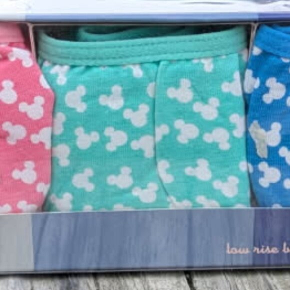 Women's Low Rise Bikini Underwear Pkg of 3 Mickey Mouse Design - Picture 9 of 9